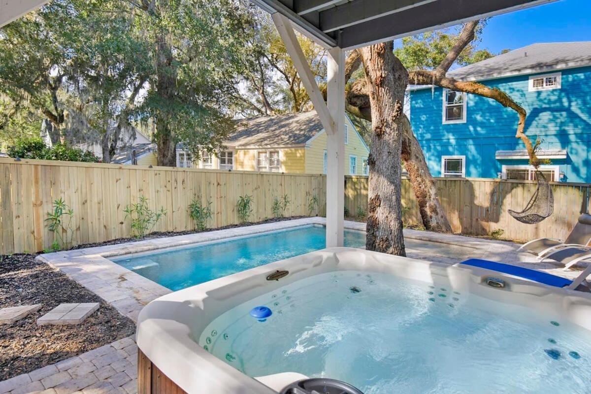Downtown St Aug Home By Fountain Of Youth Pool Spa By Beach Add Golf Cart 세인트어거스틴 외부 사진