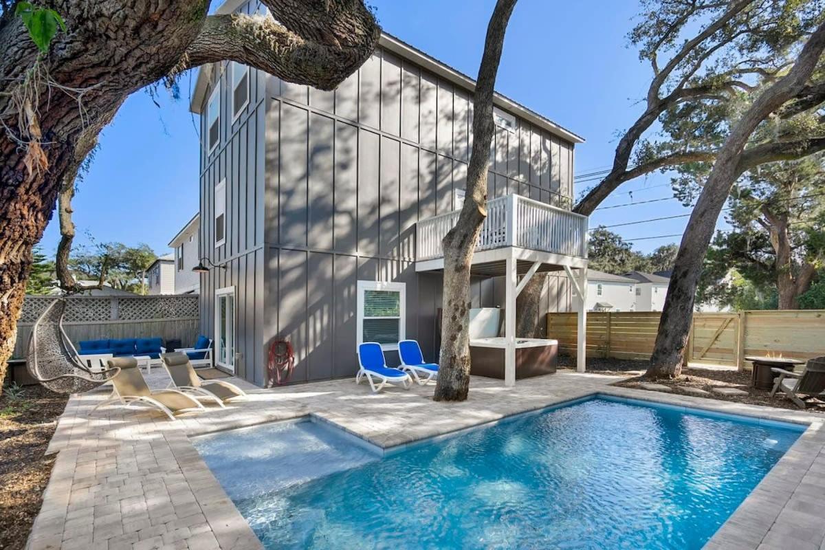 Downtown St Aug Home By Fountain Of Youth Pool Spa By Beach Add Golf Cart 세인트어거스틴 외부 사진